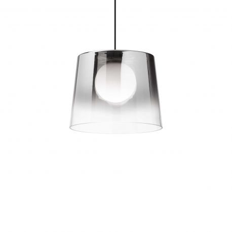 Pendule, Lustre suspendate - Lustra, Pendul din sticla FADE SP1 CROMO