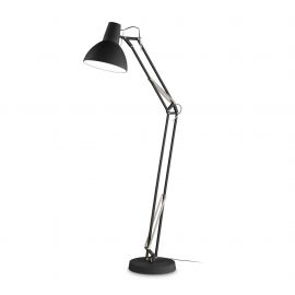 Lampadare - Lampa de podea cu brat articulat WALLY PT1 TOTAL BLACK