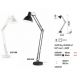 Lampadare - Lampa de podea cu brat articulat WALLY PT1 TOTAL BLACK
