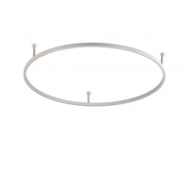Lustre aplicate - Lustra LED design modern geometric ORACLE SLIM PL D090 ROUND 3000K ON-OFF WH