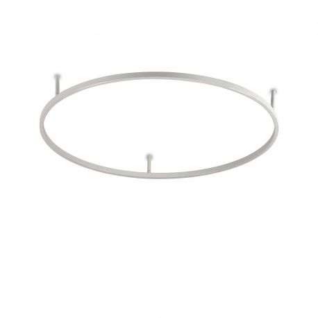 Lustre aplicate - Lustra LED design modern geometric ORACLE SLIM PL D090 ROUND 3000K ON-OFF WH