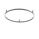 Lustre aplicate - Lustra LED design modern geometric ORACLE SLIM PL D090 ROUND 3000K ON-OFF BK
