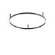 Lustra LED design modern geometric ORACLE SLIM PL D070 ROUND 3000K ON-OFF BK