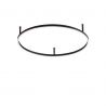 Lustra LED design modern geometric ORACLE SLIM PL D070 ROUND 3000K ON-OFF BK