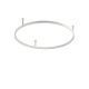 Lustra LED design modern geometric ORACLE SLIM PL D070 ROUND 3000K ON-OFF WH