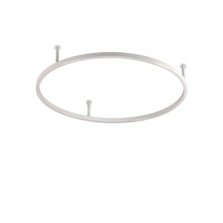 Lustre aplicate - Lustra LED design modern geometric ORACLE SLIM PL D070 ROUND 3000K ON-OFF WH