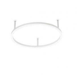 Lustra LED design modern geometric ORACLE SLIM PL D050 ROUND 3000K ON-OFF WH
