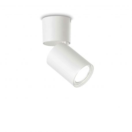 Plafoniere cu spoturi, Spoturi aplicate - Spot aplicat directionabil TOBY PL1 BIANCO