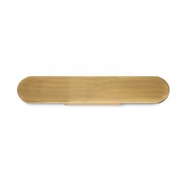 Aplice, corpuri de iluminat pentru pereti - Aplica de perete cu lumina LED ambientala ECHO AP D60 OTTONE
