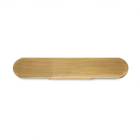 Aplice, corpuri de iluminat pentru pereti - Aplica de perete cu lumina LED ambientala ECHO AP D60 OTTONE