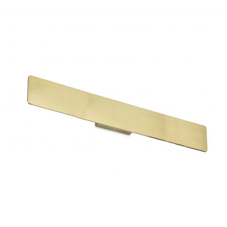 Aplice, corpuri de iluminat pentru pereti - Aplica de perete LED lumina ambientala ZIG ZAG AP D75 OTTONE 3000K