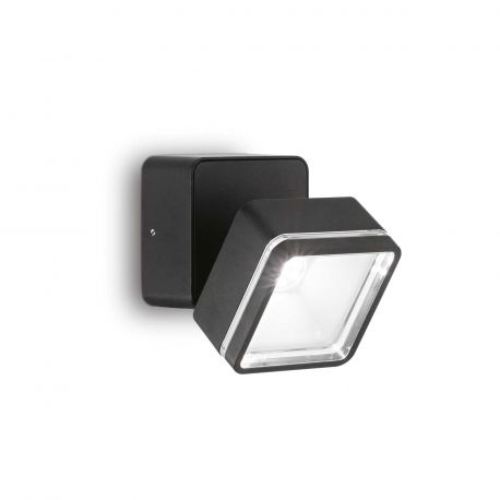 Aplice - Aplica de perete exterior, IP54 OMEGA AP SQUARE NERO 4000K