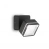 Aplica de perete exterior, IP54 OMEGA AP SQUARE NERO 4000K