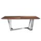 Mese dining - Masa dining eleganta design LUX Walnut Veneered 220x110cm