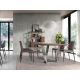 Mese dining - Masa dining eleganta design LUX Walnut Veneered 220x110cm