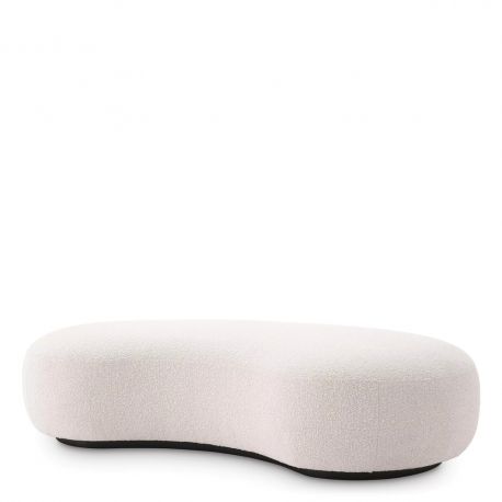 Banchete-Tabureti - Bancheta design modern LUX Bjorn, boucle crem