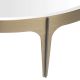 Mobila - Masuta de cafea design LUX Artemisa L, alama periata