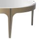 Mobila - Masuta de cafea design LUX Artemisa S, alama periata