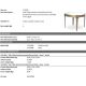 Mobila - Masuta laterala design LUX Artemisa, alama periata