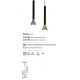 Pendule, Lustre suspendate - Pendul LED stil modern minimalist DANKA auriu