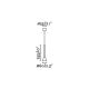Pendule, Lustre suspendate - Pendul LED stil modern minimalist DANKA auriu