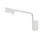 Aplice, corpuri de iluminat pentru pereti - Aplica LED stil modern minimalist ACADEMY crom