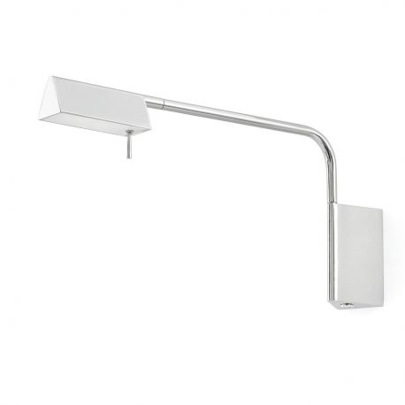 Aplice, corpuri de iluminat pentru pereti - Aplica LED stil modern minimalist ACADEMY crom