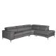 Coltare - Coltar dreapta design italian LUX tapitat cu piele naturala Alfredo