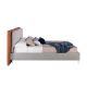 Paturi - Pat dublu design LUX modern cu tablie eleganta Allan 180x200cm