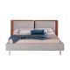 Paturi - Pat dublu design LUX modern cu tablie eleganta Allan 180x200cm