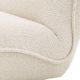 Fotolii - Fotoliu pivotant elegant design LUX Relax, boucle crem