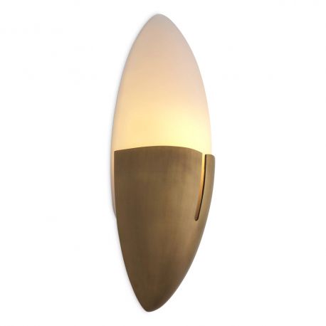 Aplice, corpuri de iluminat pentru pereti - Aplica de perete design LUX Bernina, alama antica