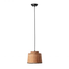 Pendule, Lustre suspendate - Lustra / Pendul suspendat design natural din ratan SAIPAN 22,5cm