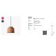 Pendule, Lustre suspendate - Lustra / Pendul suspendat design natural din ratan SAIPAN 22,5cm