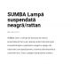 Pendule, Lustre suspendate - Lustra / Pendul suspendat design natural din ratan SUMBA 56cm