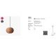 Pendule, Lustre suspendate - Lustra / Pendul suspendat design natural din ratan HAKA 25cm