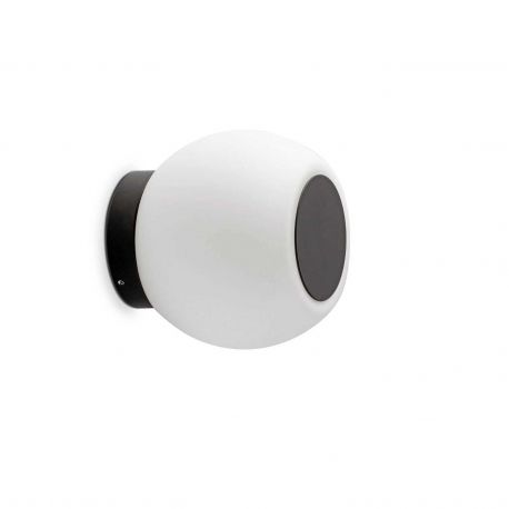 Iluminat pentru baie - Aplica LED perete/tavan pen negru mattru baie IP44 MOY black