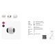 Iluminat pentru baie - Aplica LED perete/tavan pen negru mattru baie IP44 MOY black
