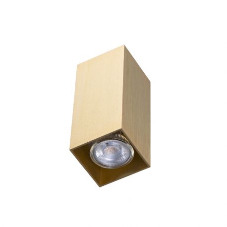 Aplice, corpuri de iluminat pentru pereti - Aplica de perete cu lumina ambientala VELIA SQUARE 2 alama