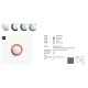 Aplice, corpuri de iluminat pentru pereti - Mini Aplica LED de perete / tavan design modern IP44 MAY Coral