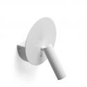 Aplica cu reader LED minimalista cu USB charger DUAS White