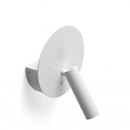 Aplice, corpuri de iluminat pentru pereti - Aplica cu reader LED minimalista cu USB charger DUAS White