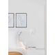 Aplice, corpuri de iluminat pentru pereti - Aplica cu reader LED minimalista cu USB charger DUAS White