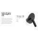 Aplice, corpuri de iluminat pentru pereti - Aplica cu reader LED minimalista cu USB charger DUAS Black