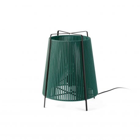 Lampi decorative si solare - Lampa de podea decorativa iluminat exterior IP44 AKANE Green