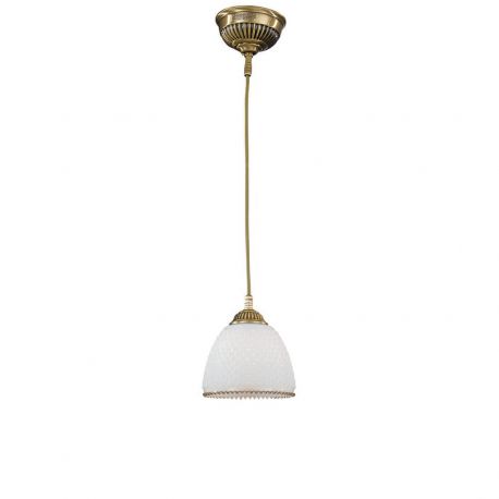 Pendule, Lustre suspendate - Pendul clasic design italian din alama si sticla 8601