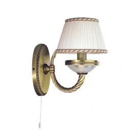 Aplice, corpuri de iluminat pentru pereti - Aplica de perete din alama 1 brat design italian 4660