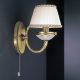 Aplice, corpuri de iluminat pentru pereti - Aplica de perete din alama 1 brat design italian 4660