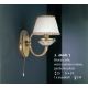 Aplice, corpuri de iluminat pentru pereti - Aplica de perete din alama 1 brat design italian 4660