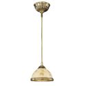 Pendul din alama cu sticla decorata design italian D-16cm 6208